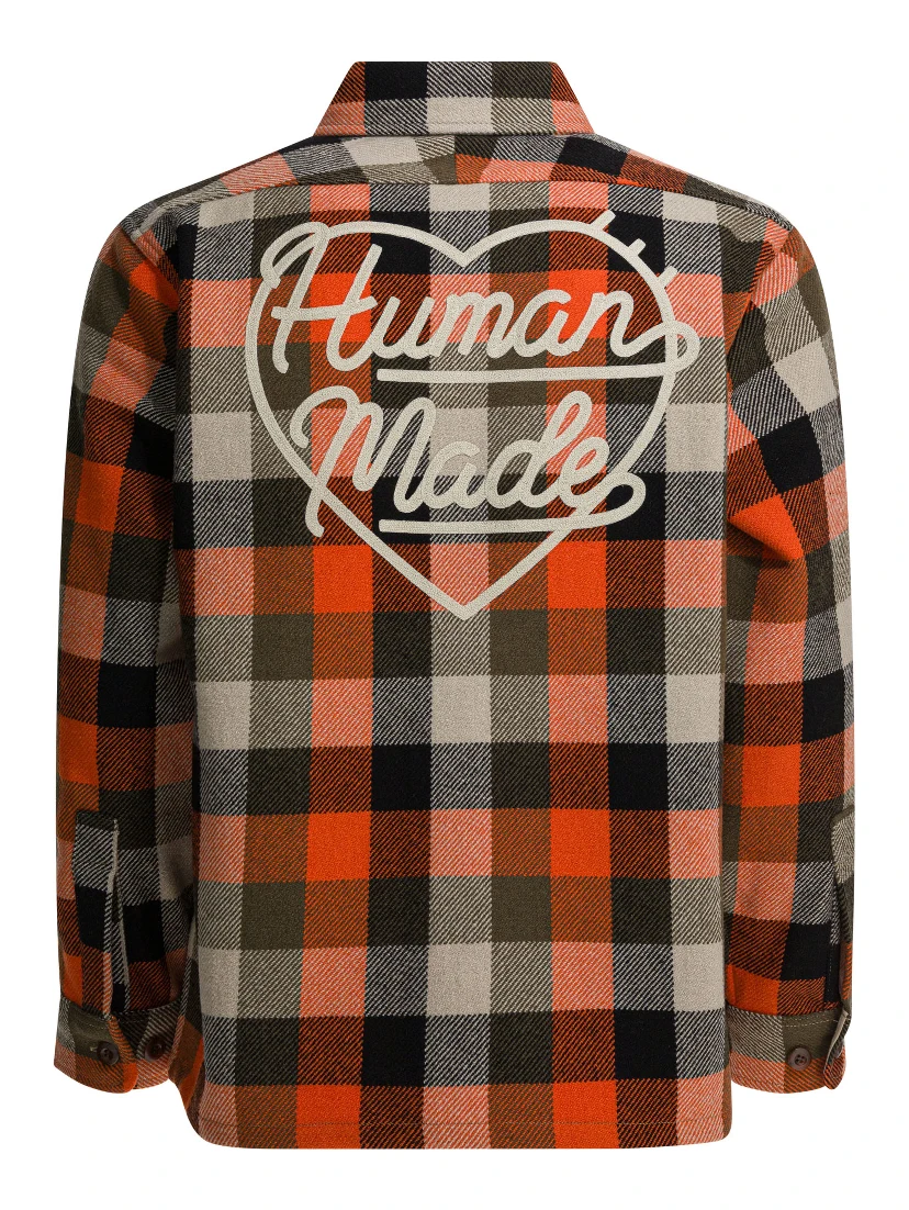 Wool overshirt jacket