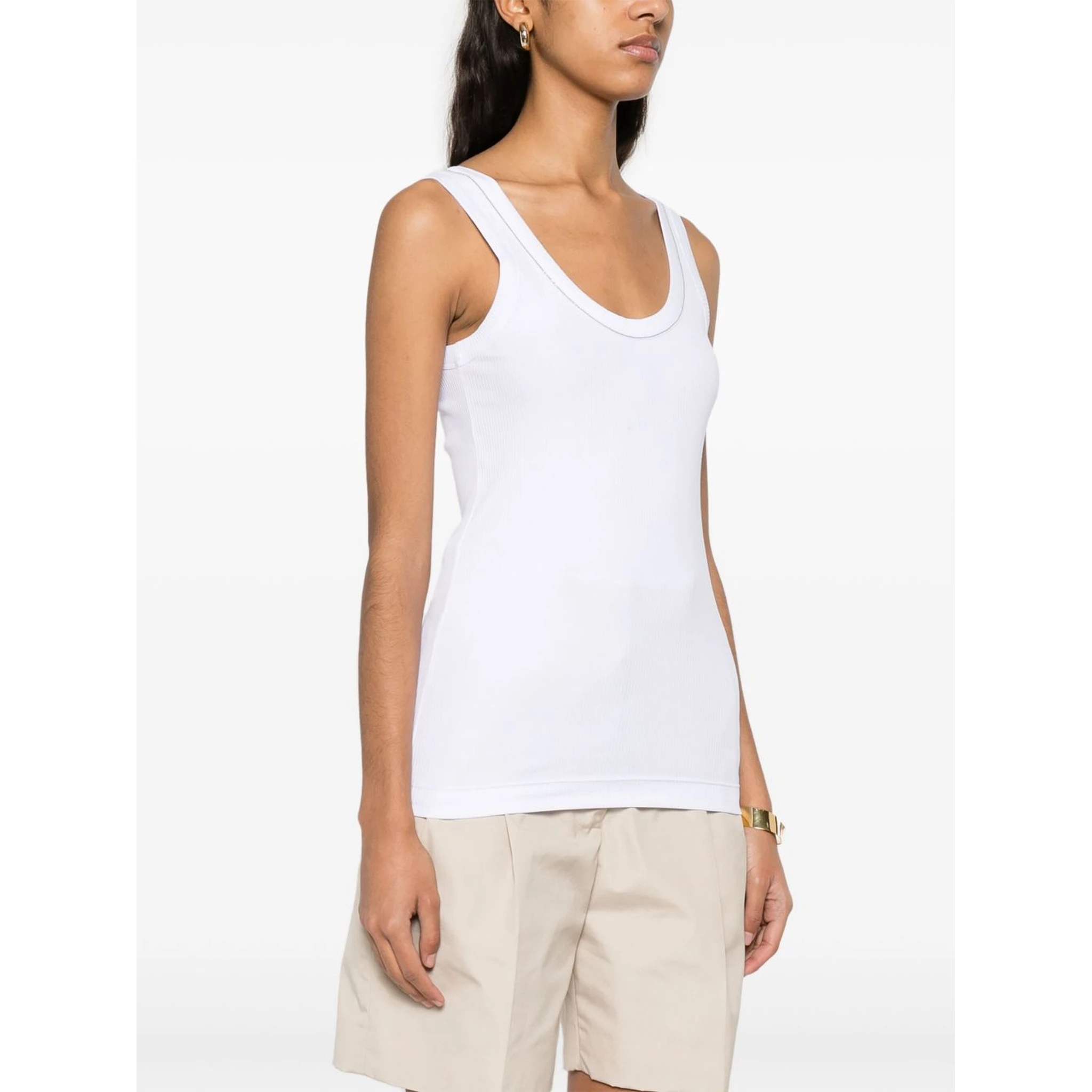 برونيلو كوتشينيلي توب وايت