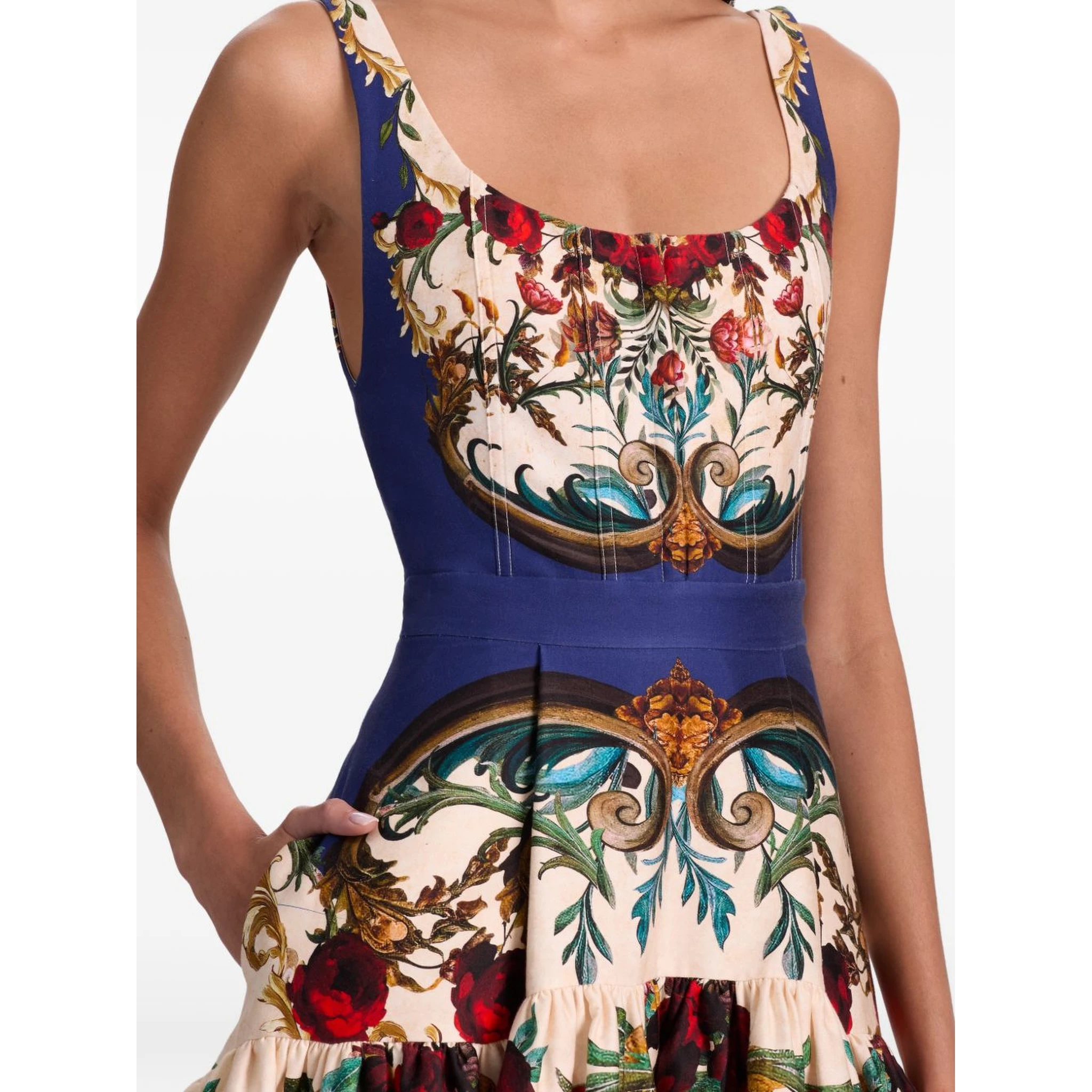 فساتين أليس + أوليفيا باللون الأزرق