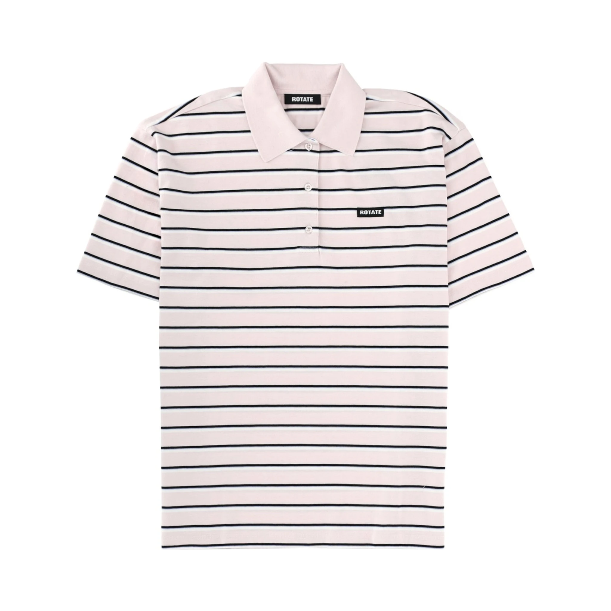 STRIPED POLO SHIRT WITH LOGO