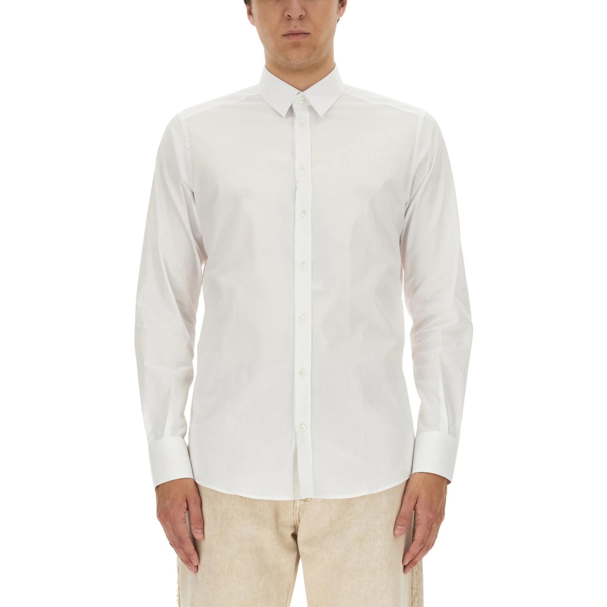 CAMICIA GOLD FIT IN COTONE