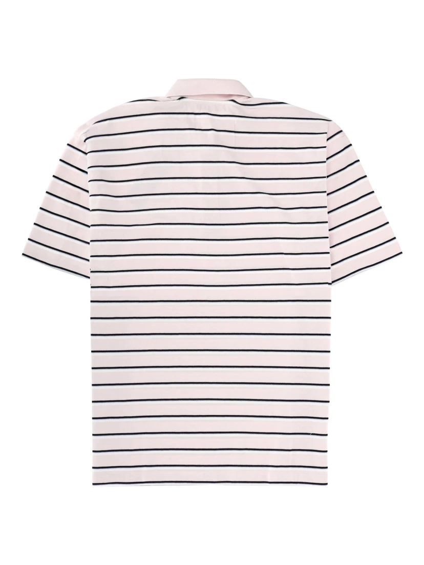 STRIPED POLO SHIRT WITH LOGO