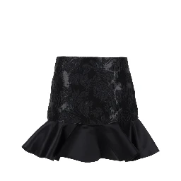 SATIN MINISKIRT
