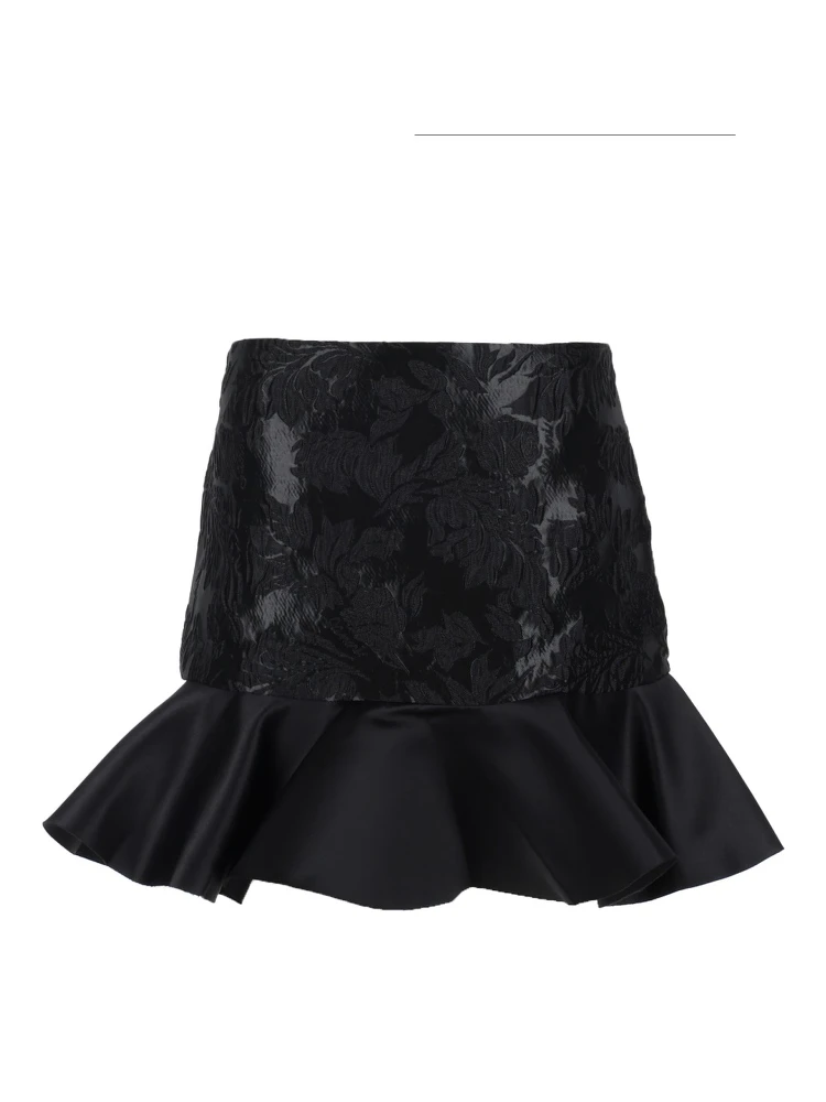 SATIN MINISKIRT