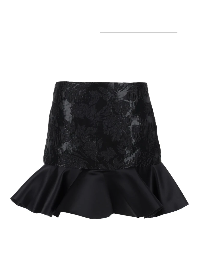 SATIN MINISKIRT