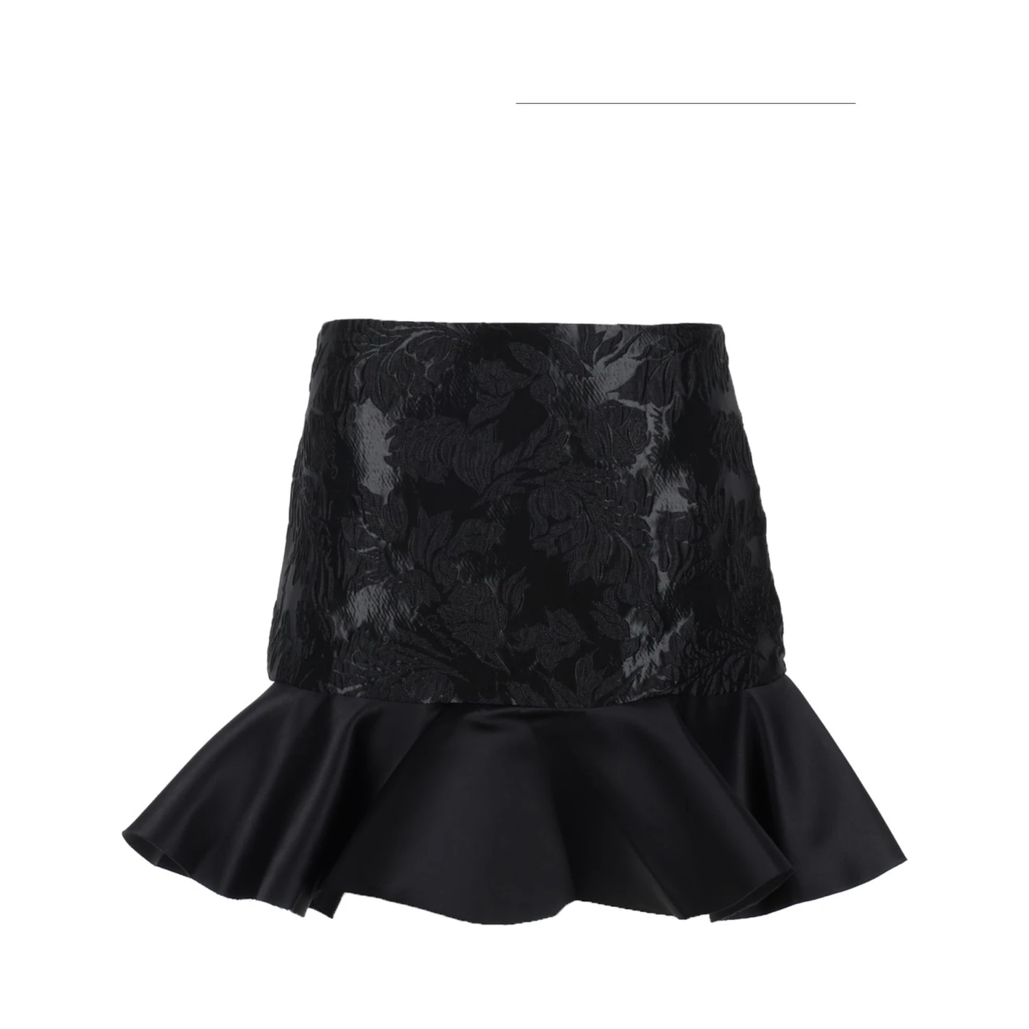 SATIN MINISKIRT