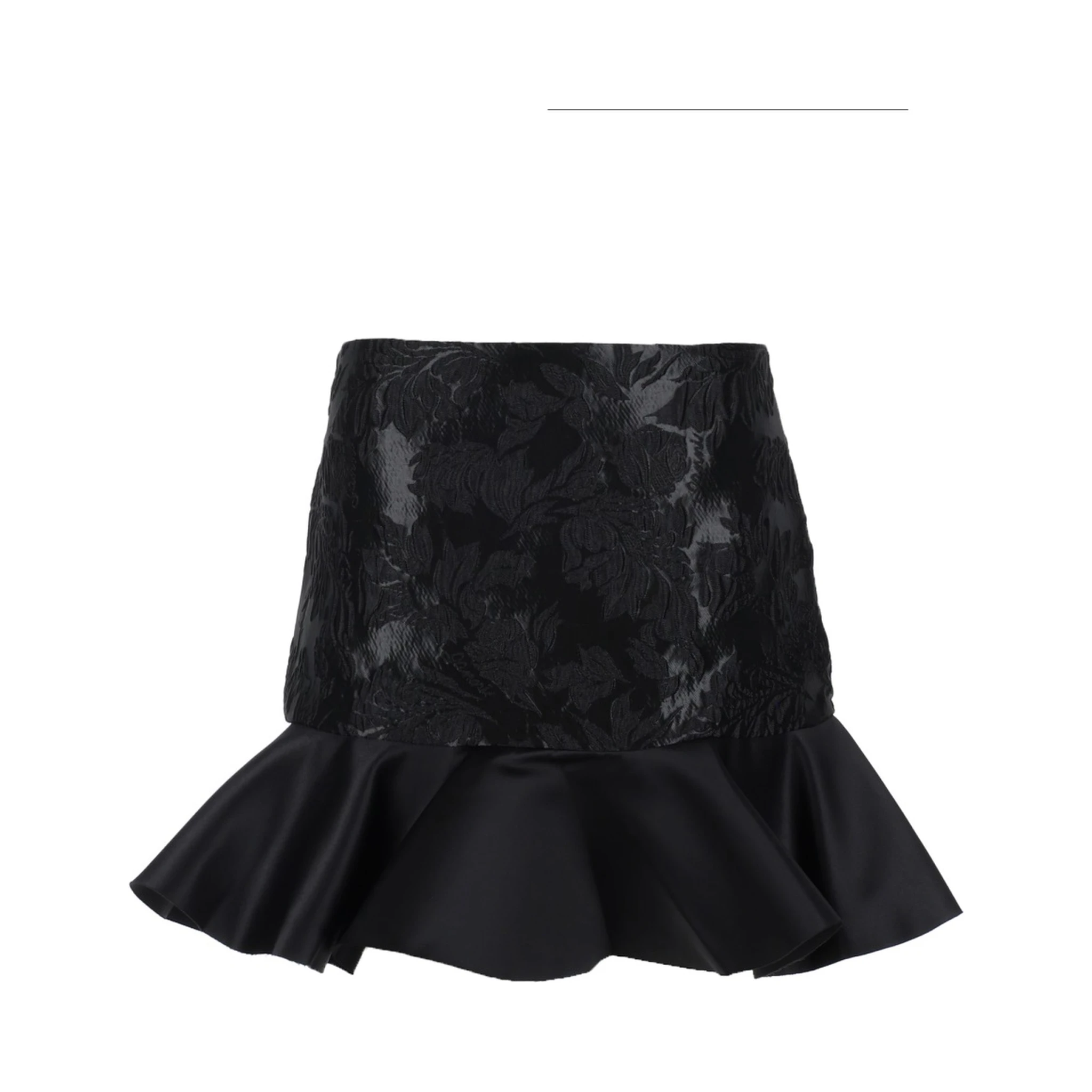 SATIN MINISKIRT