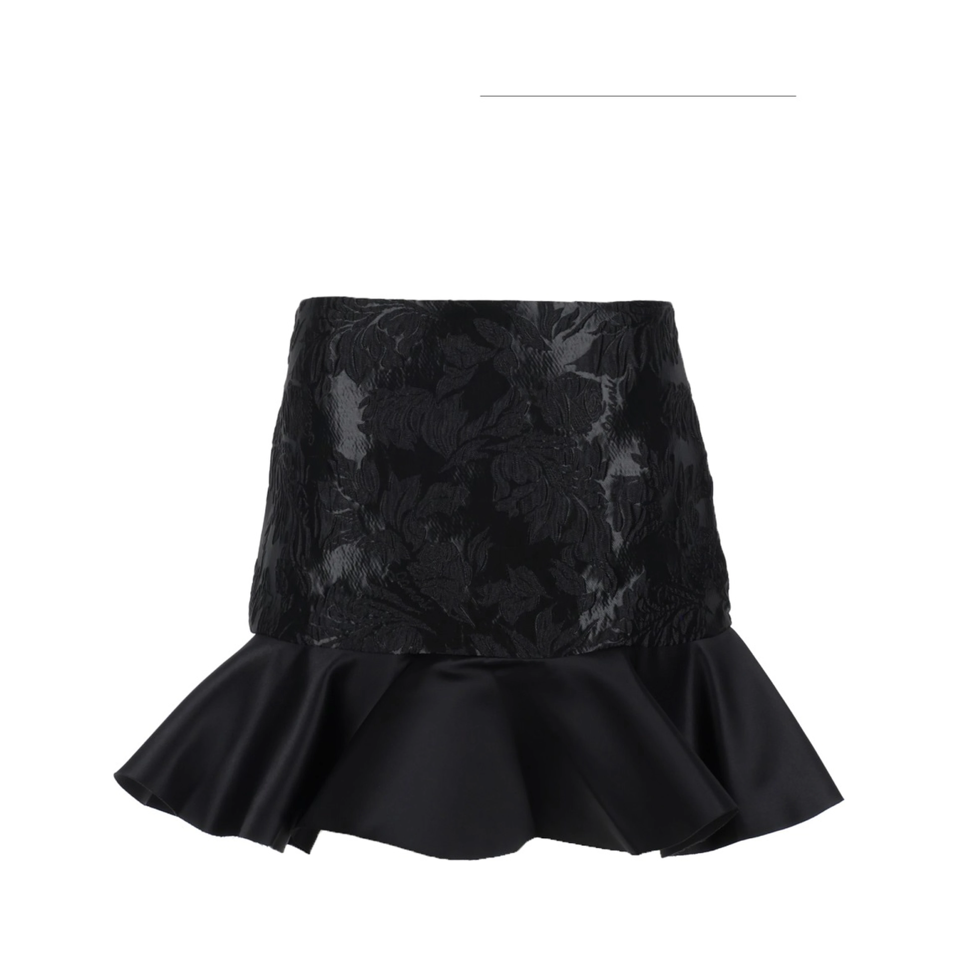 SATIN MINISKIRT