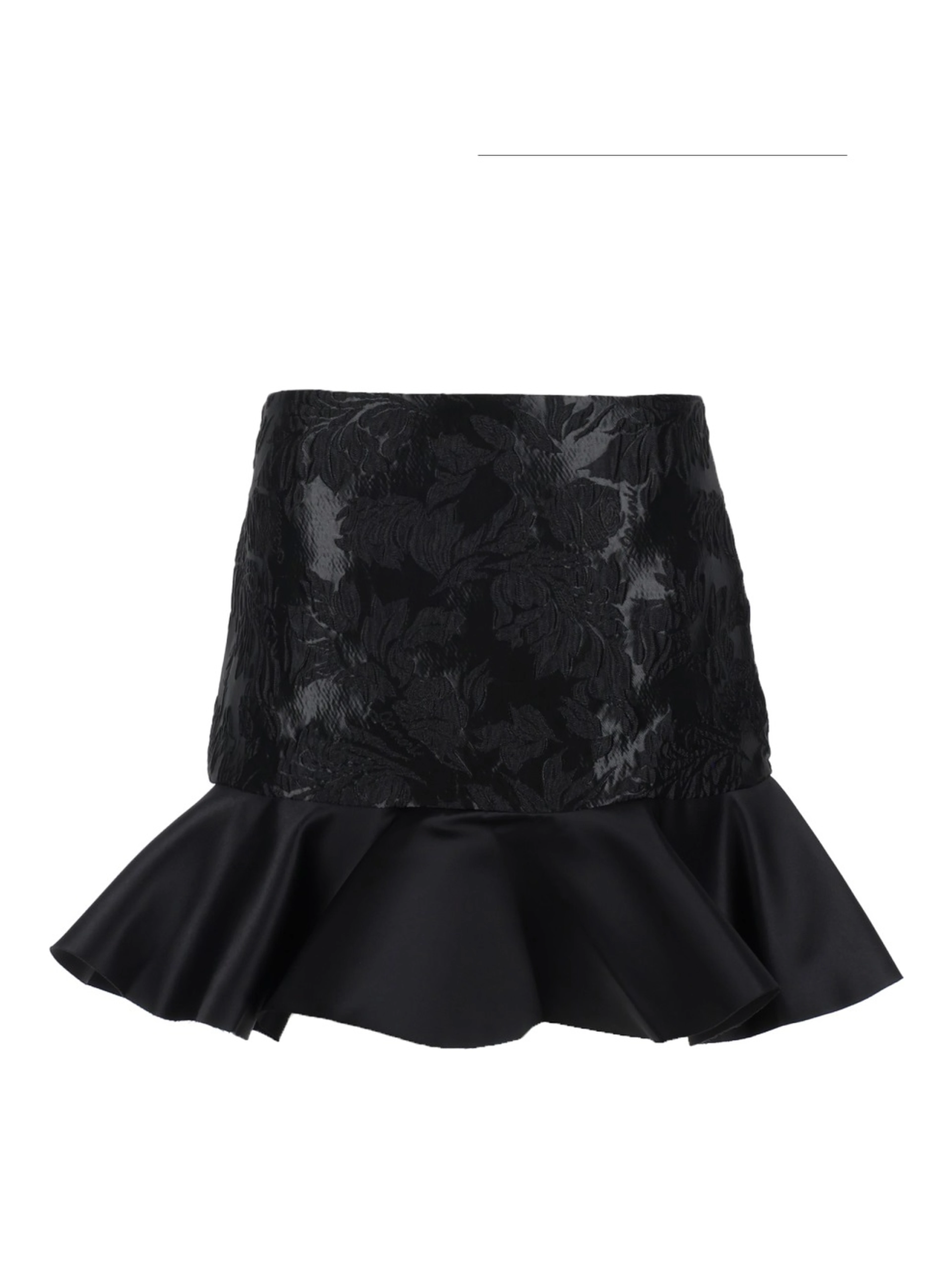 SATIN MINISKIRT