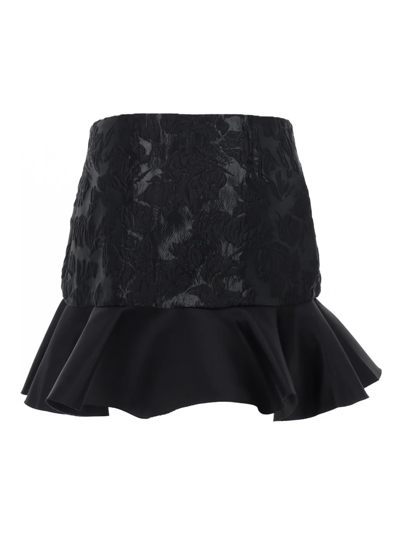 SATIN MINISKIRT