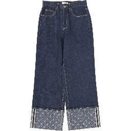JEANS WITH LAPELS