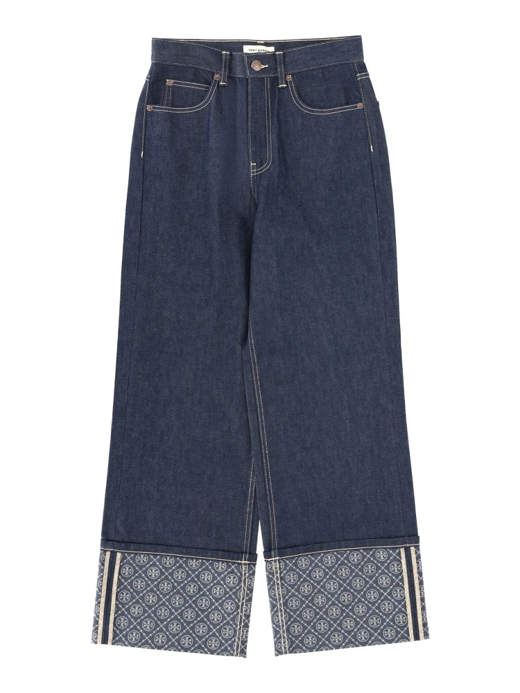 JEANS WITH LAPELS