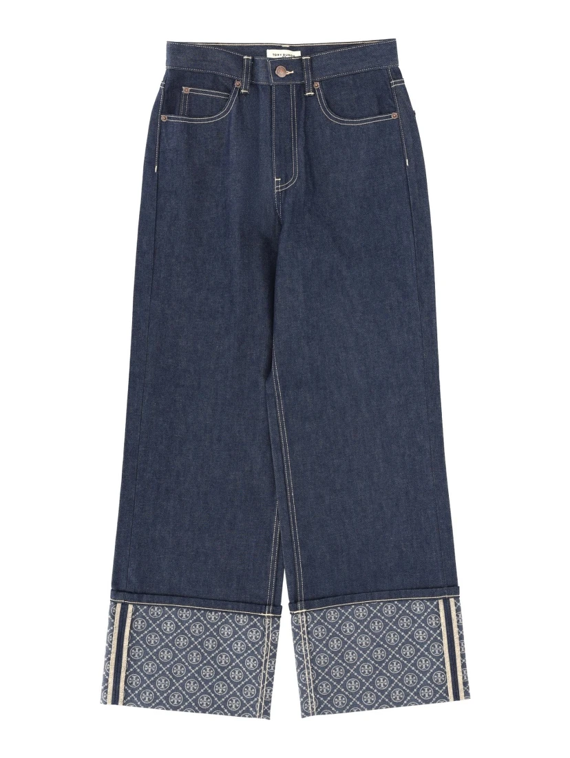 JEANS WITH LAPELS
