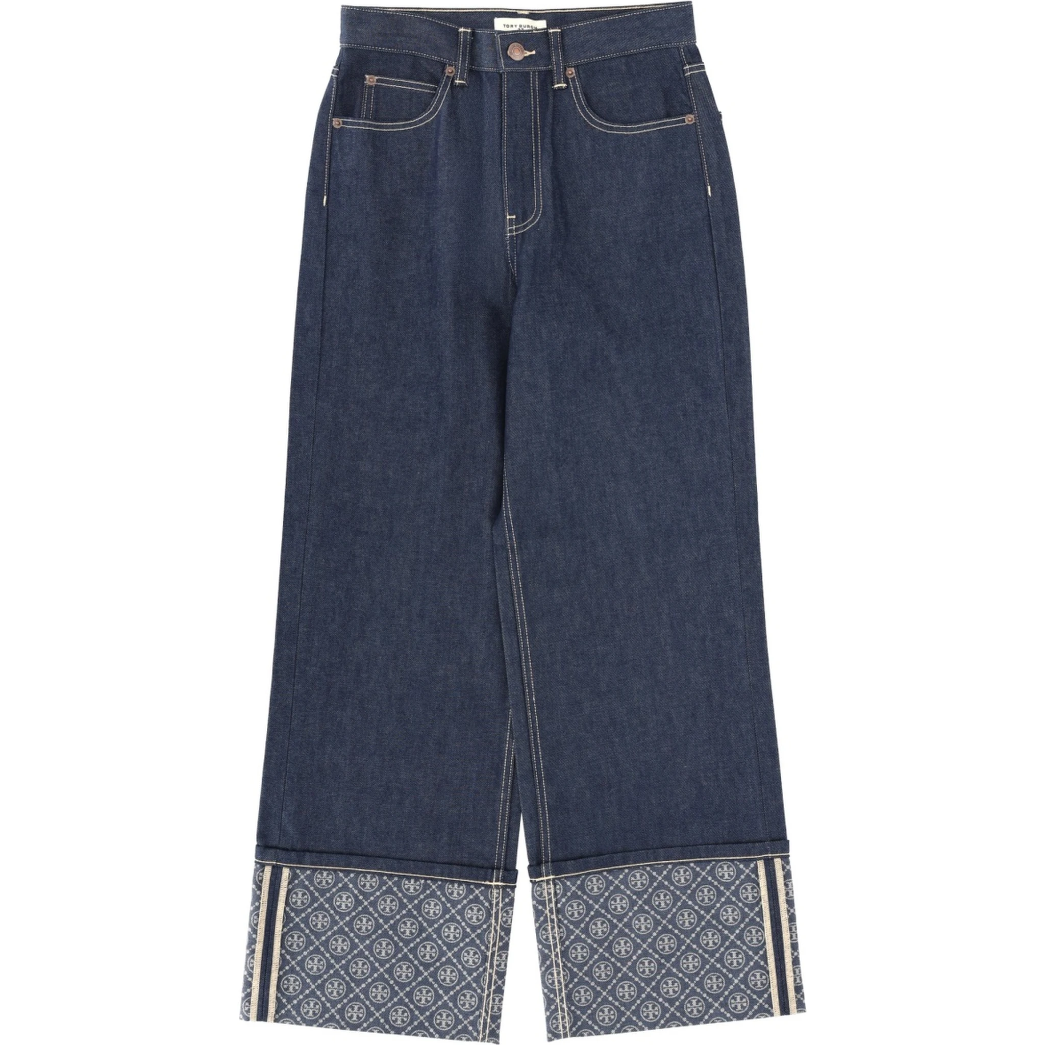 JEANS WITH LAPELS