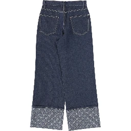 JEANS WITH LAPELS