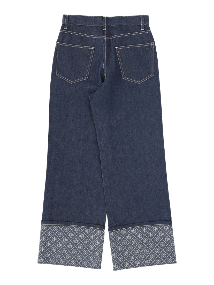 JEANS WITH LAPELS