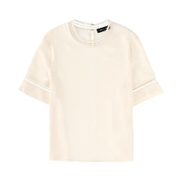 T-SHIRT WITH TRANSPARENT DETAILS