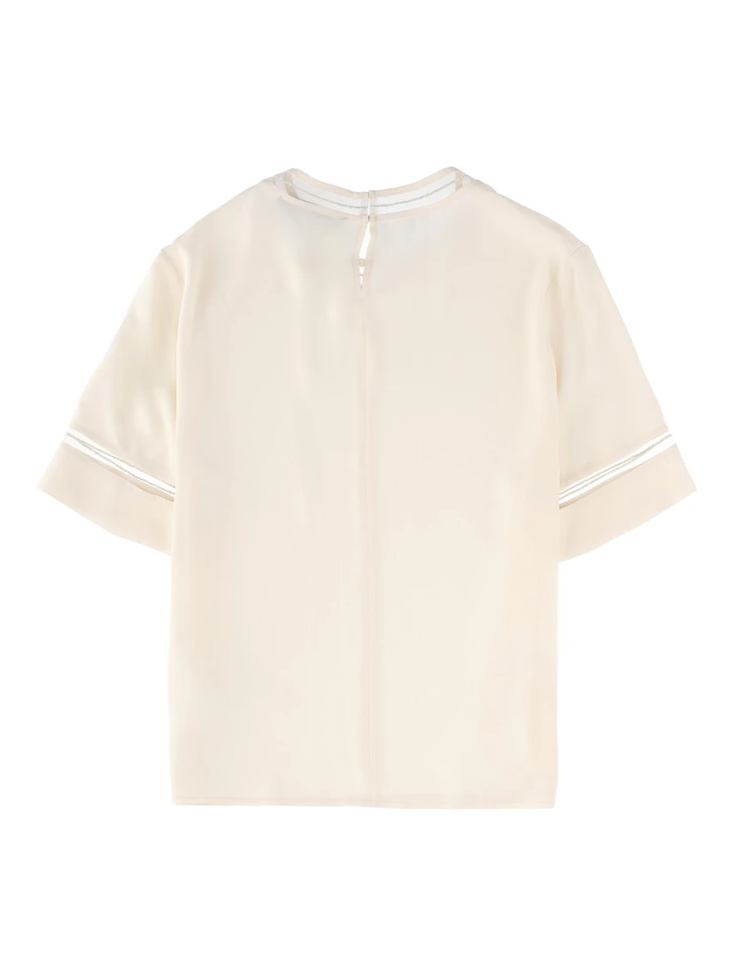 T-SHIRT WITH TRANSPARENT DETAILS
