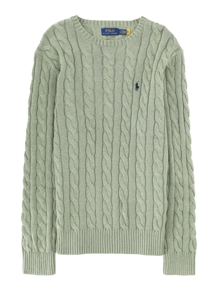 CABLE KNIT WITH LOGO