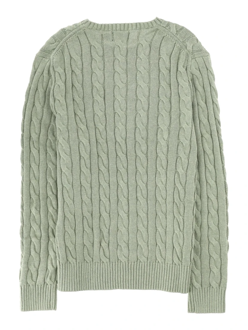 CABLE KNIT WITH LOGO
