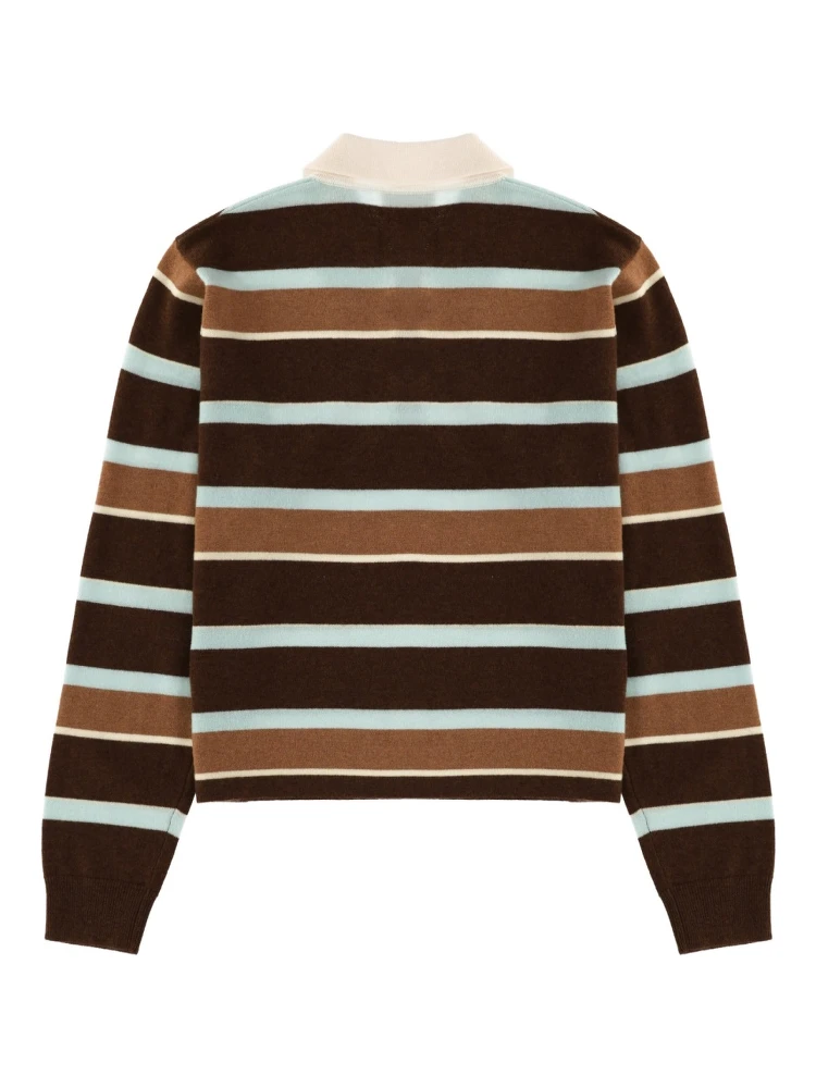 "CROPPED STRIPE RUGBY" POLO SHIRT alternative