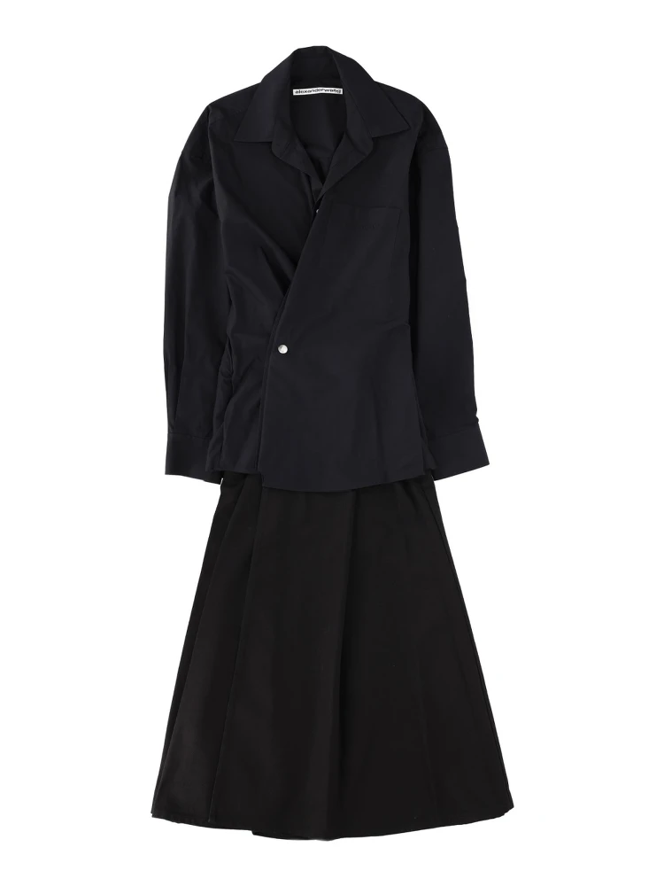 LONG WRAP DRESS