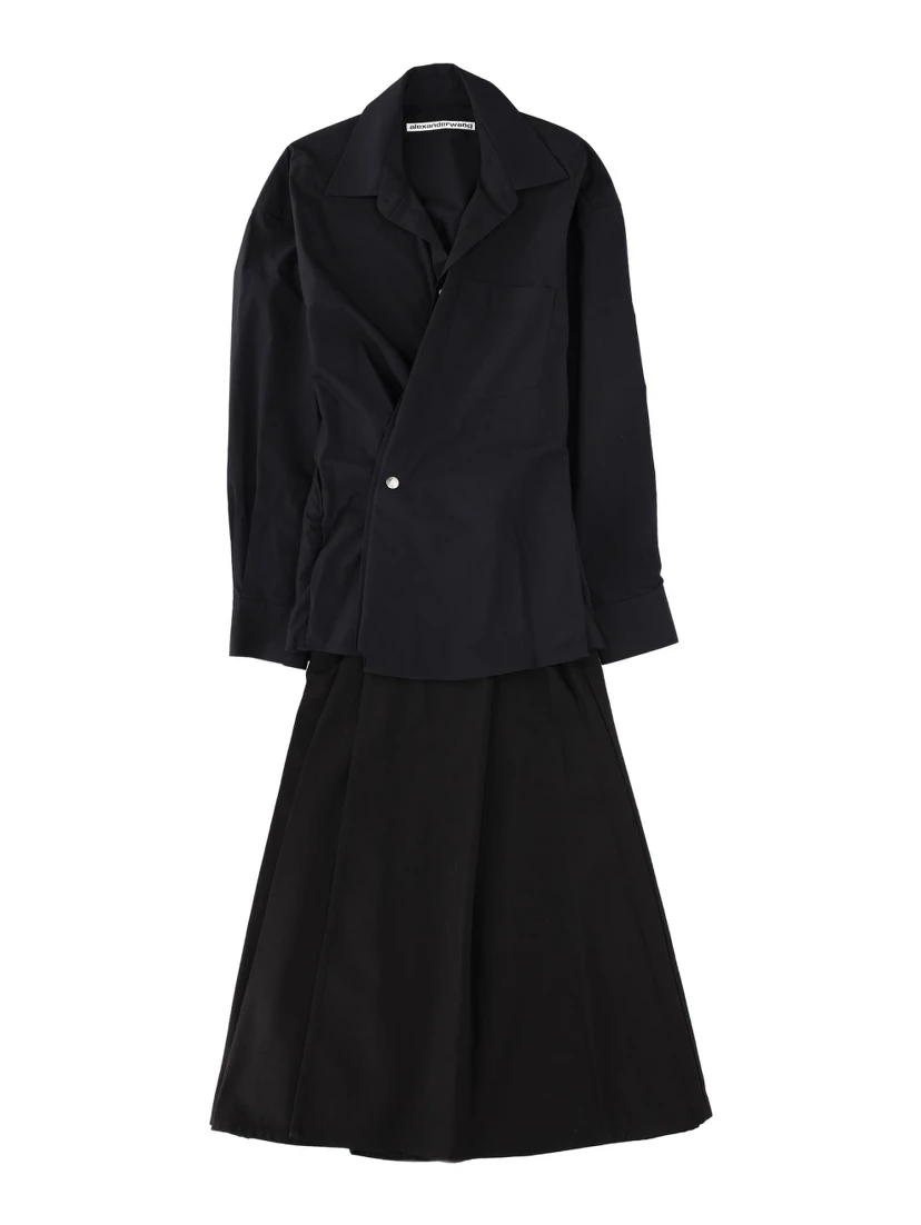 LONG WRAP DRESS