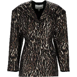 ANIMAL PRINT BLAZER