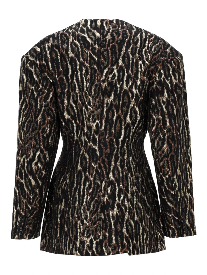 ANIMAL PRINT BLAZER