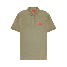 POLO WITH LOGO PATCH