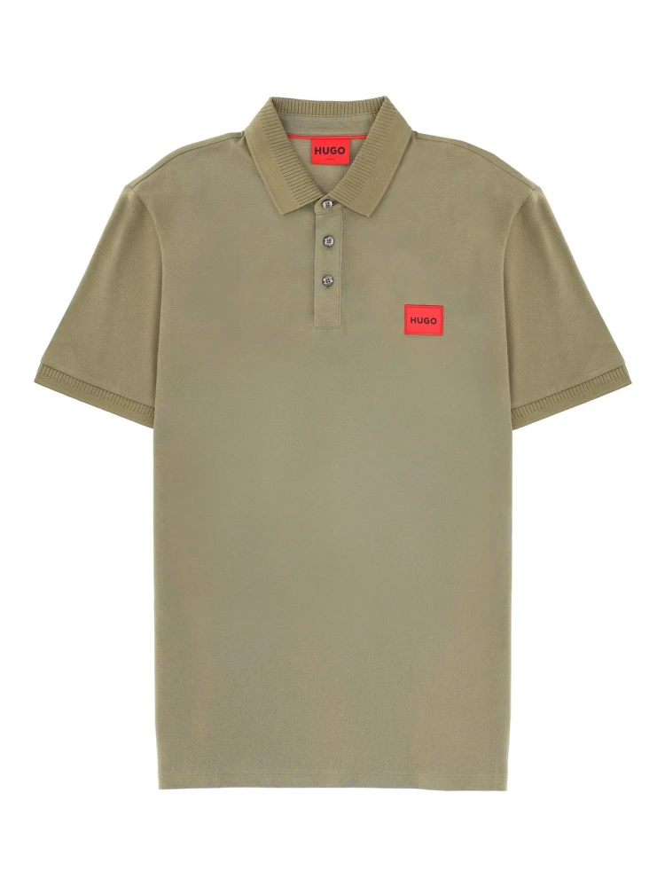 POLO WITH LOGO PATCH