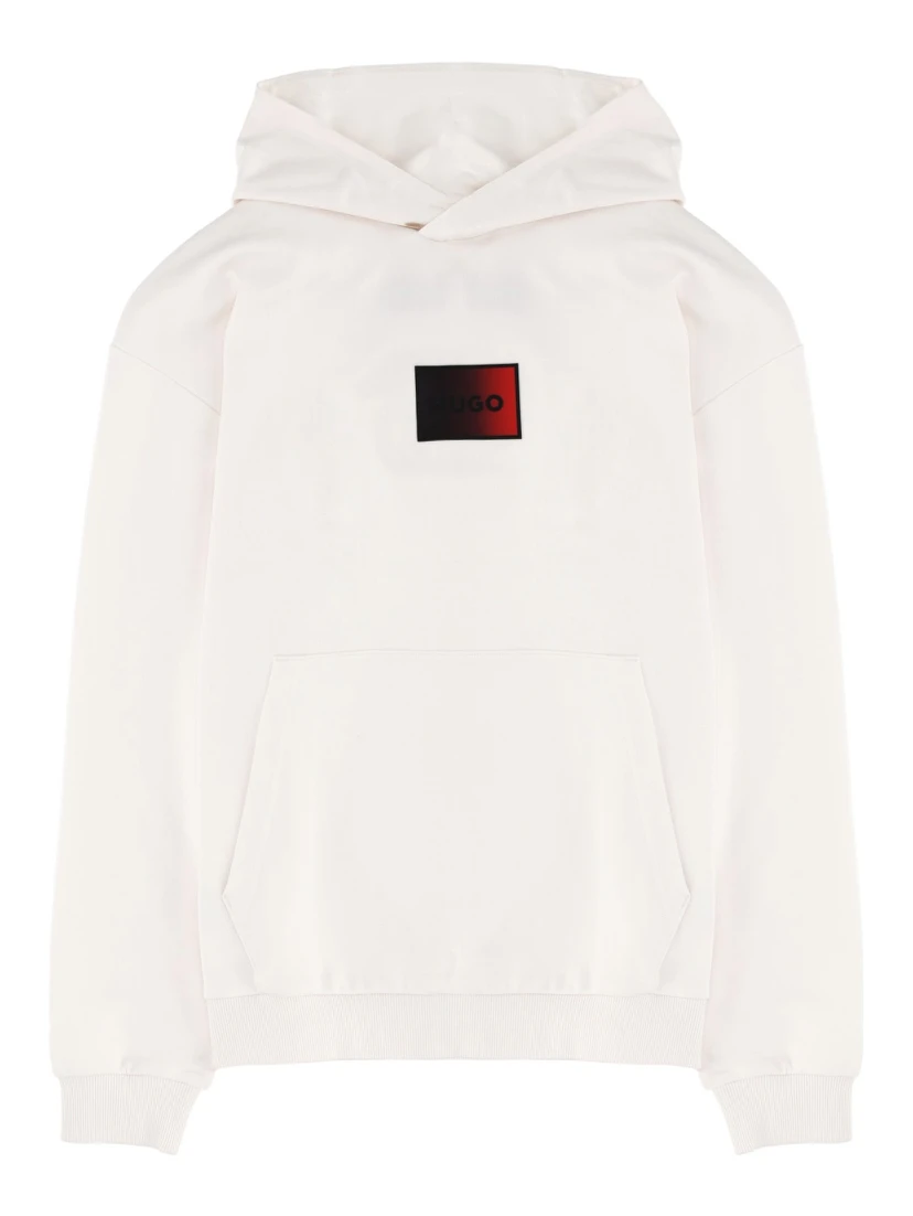 SWEATSHIRT WITH LOGO PATCH