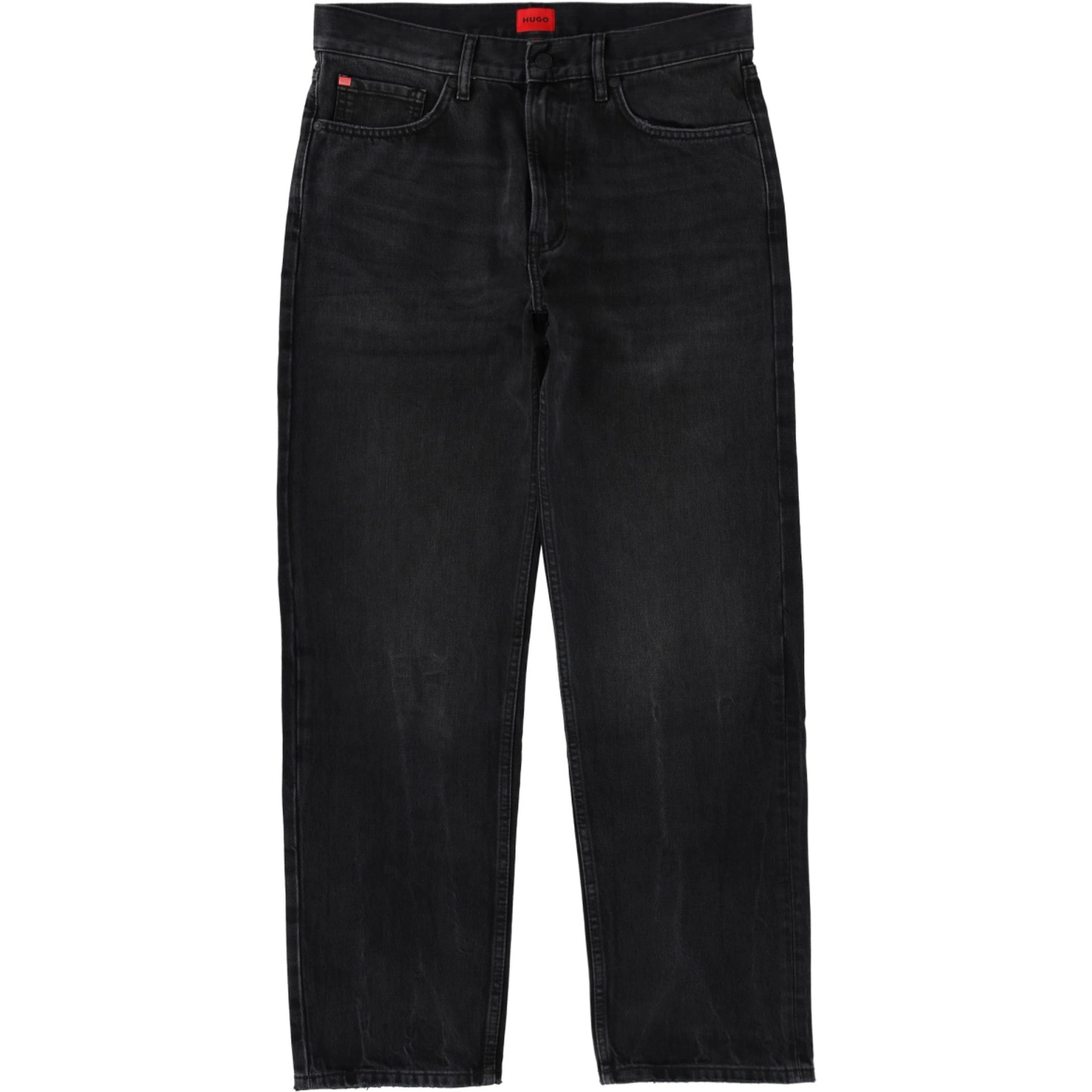 JEANS WITH LOGO PATCH