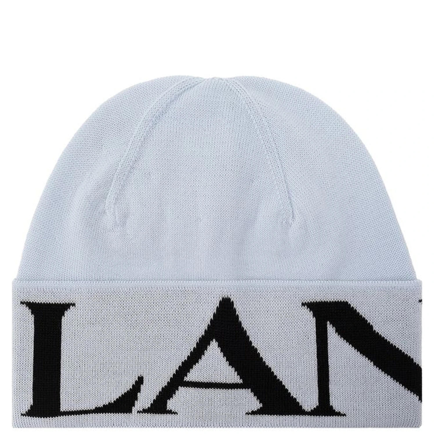 Blue Virgin Wool Beanie