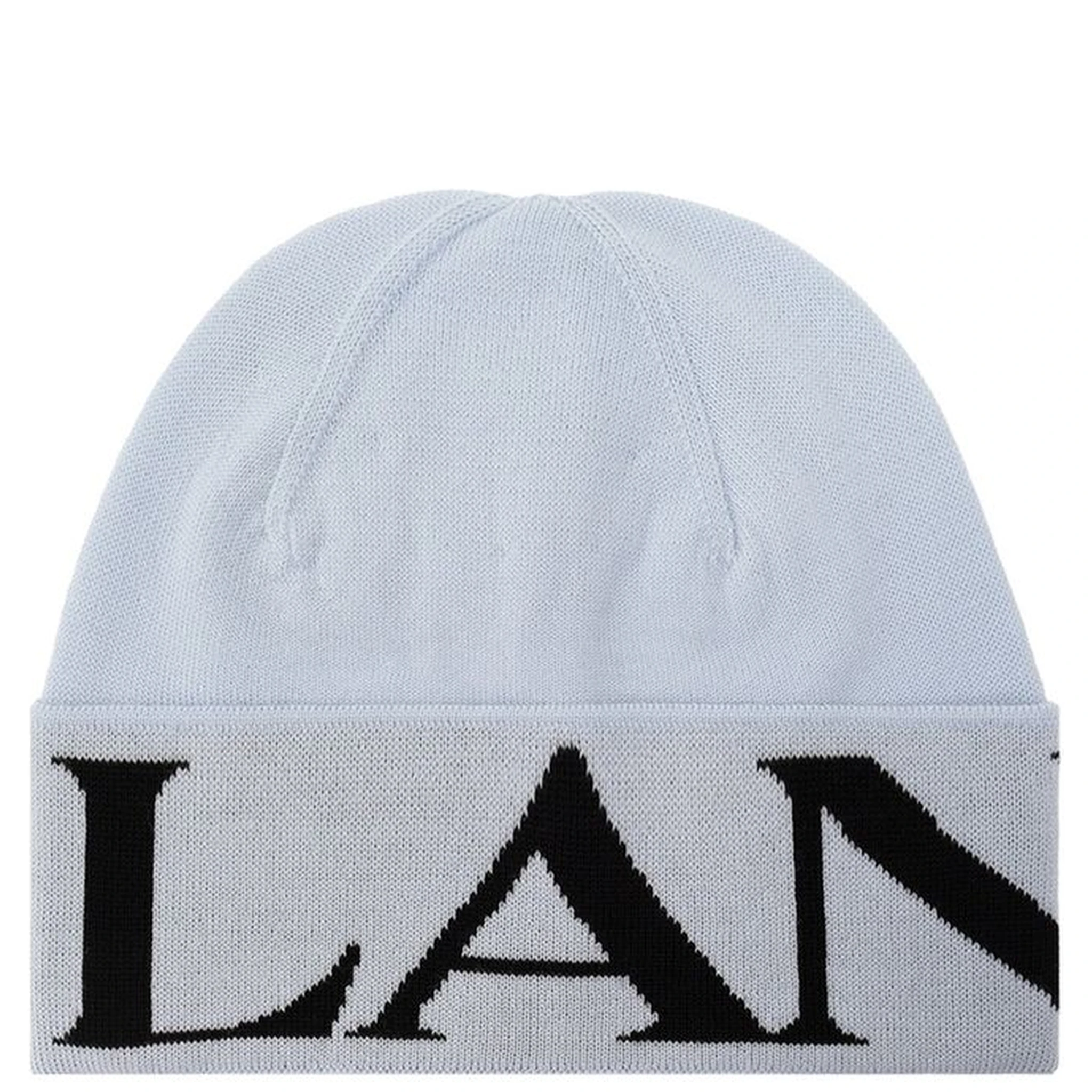 Blue Virgin Wool Beanie