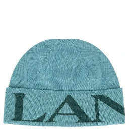 Bicolor Virgin Wool Beanie