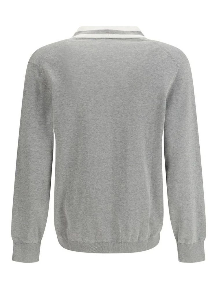 Gray Cotton Cardigan alternative