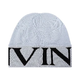 Blue Virgin Wool Beanie