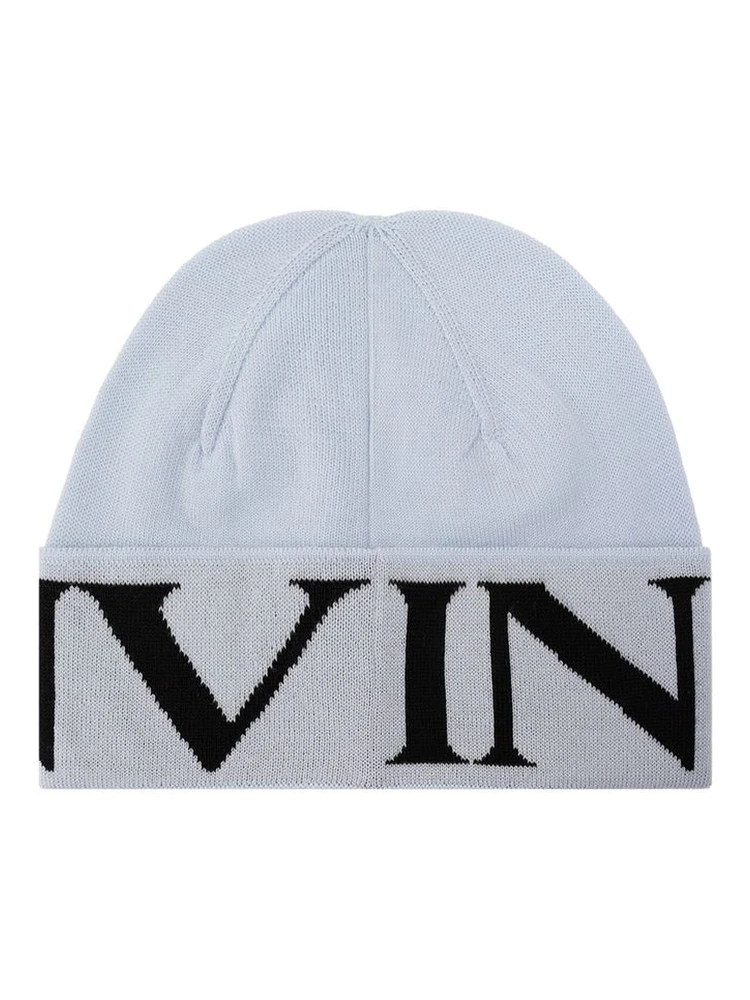 Blue Virgin Wool Beanie alternative