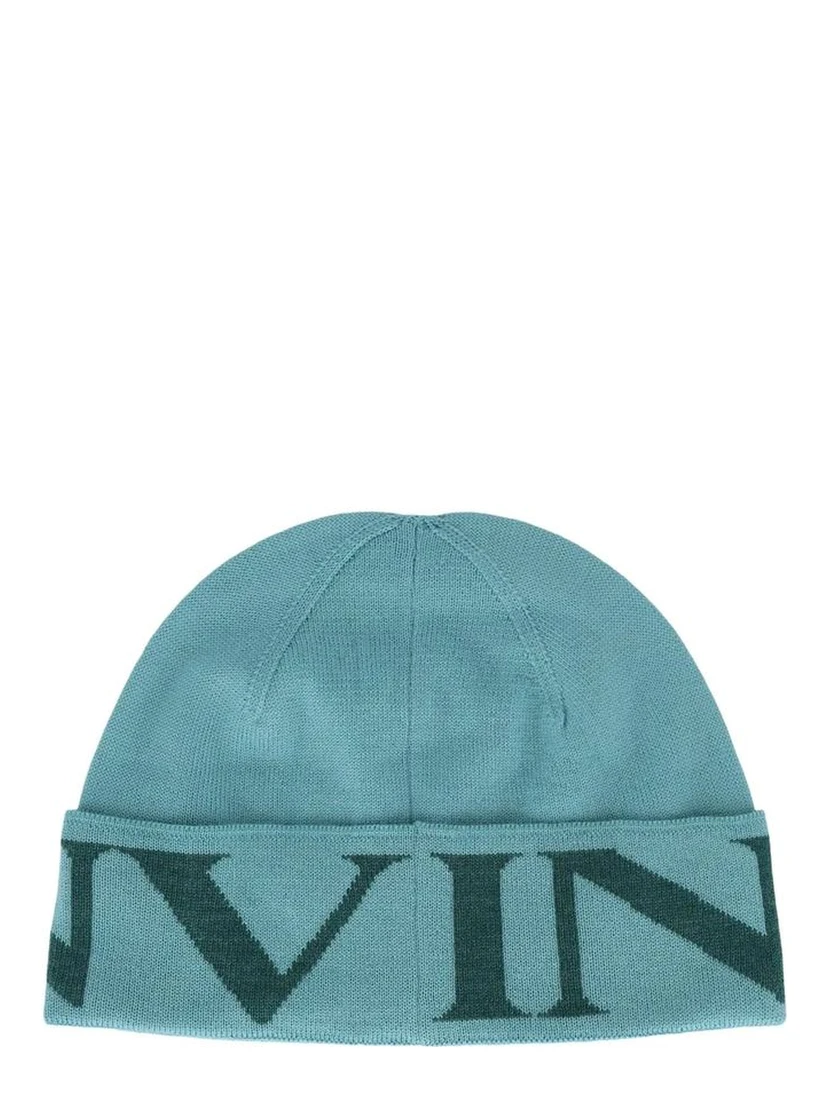 Bicolor Virgin Wool Beanie