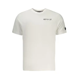 White Cotton Men T-Shirt