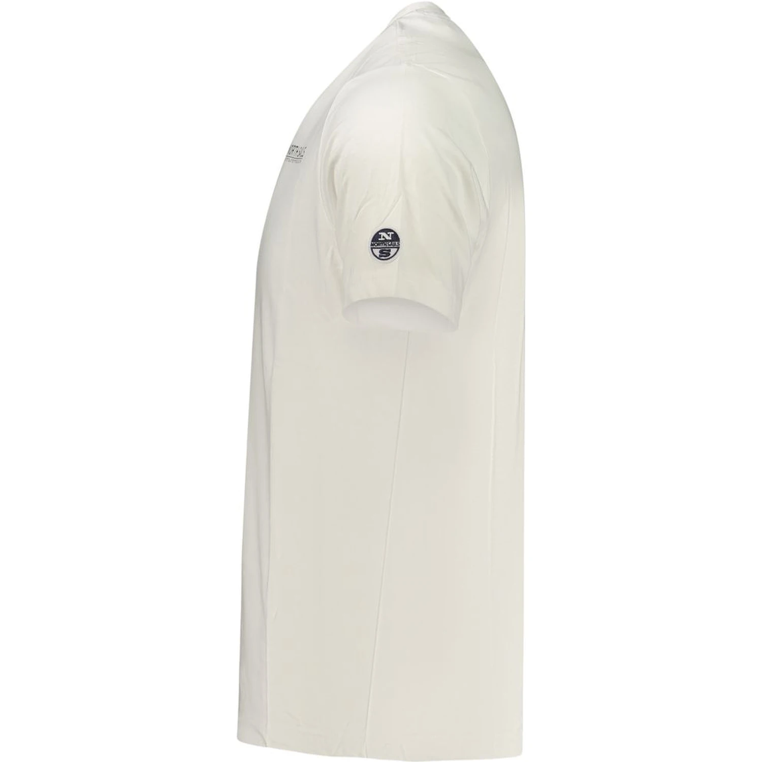 White Cotton Men T-Shirt