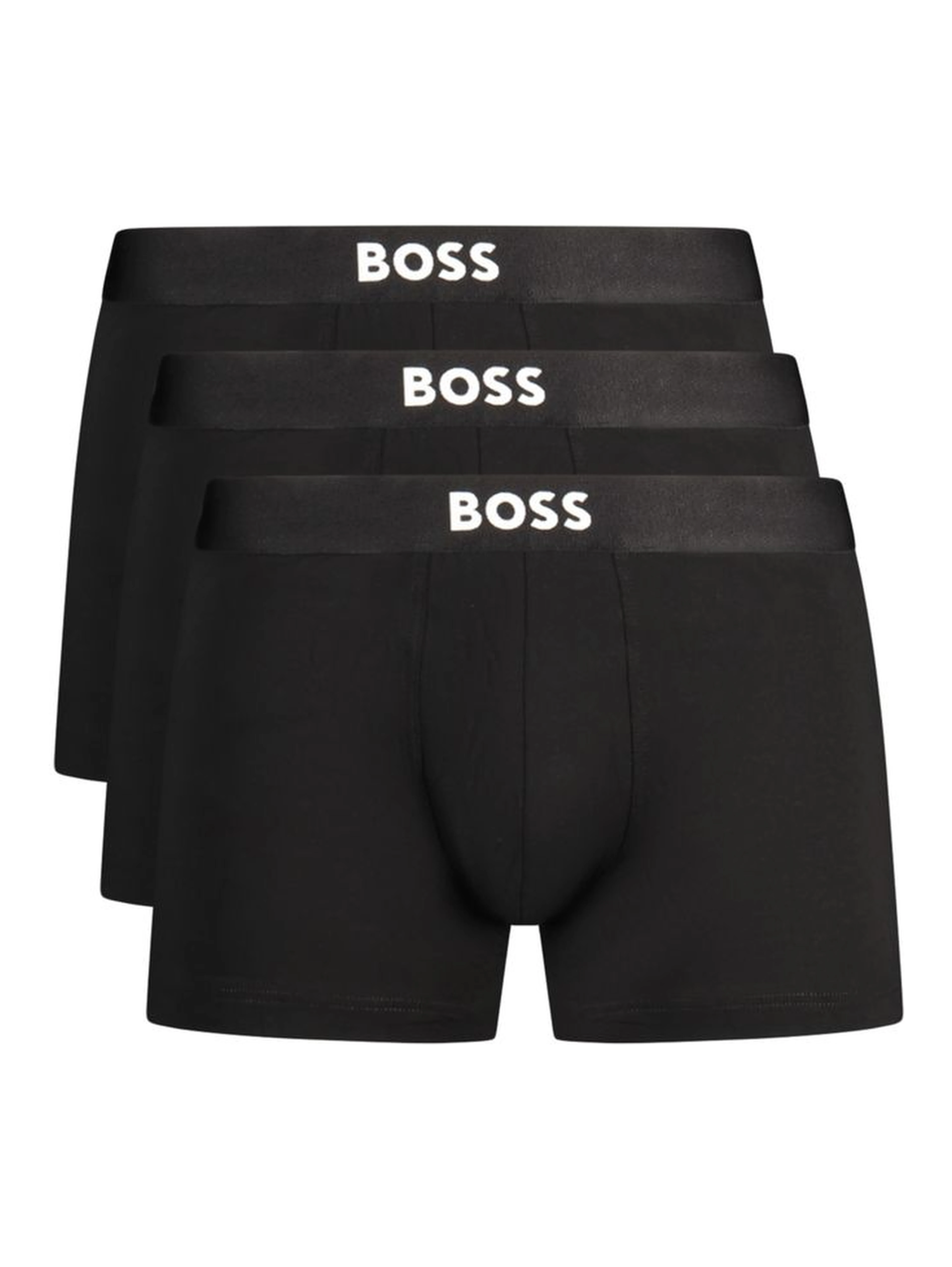 Black Cotton Men's Boxer Shorts