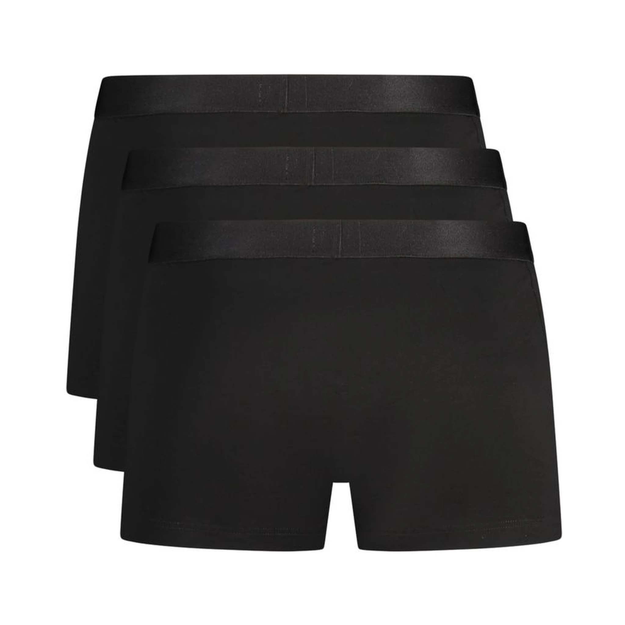 Black Cotton Men's Boxer Shorts