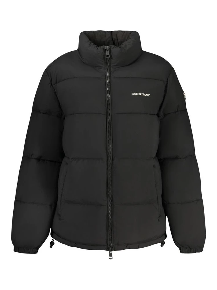 Black Polyester Shell Jacket