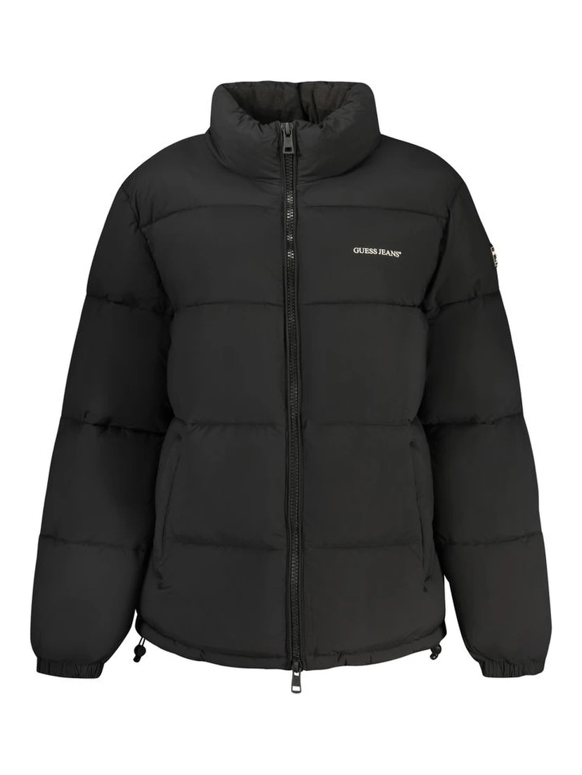 Black Polyester Shell Jacket