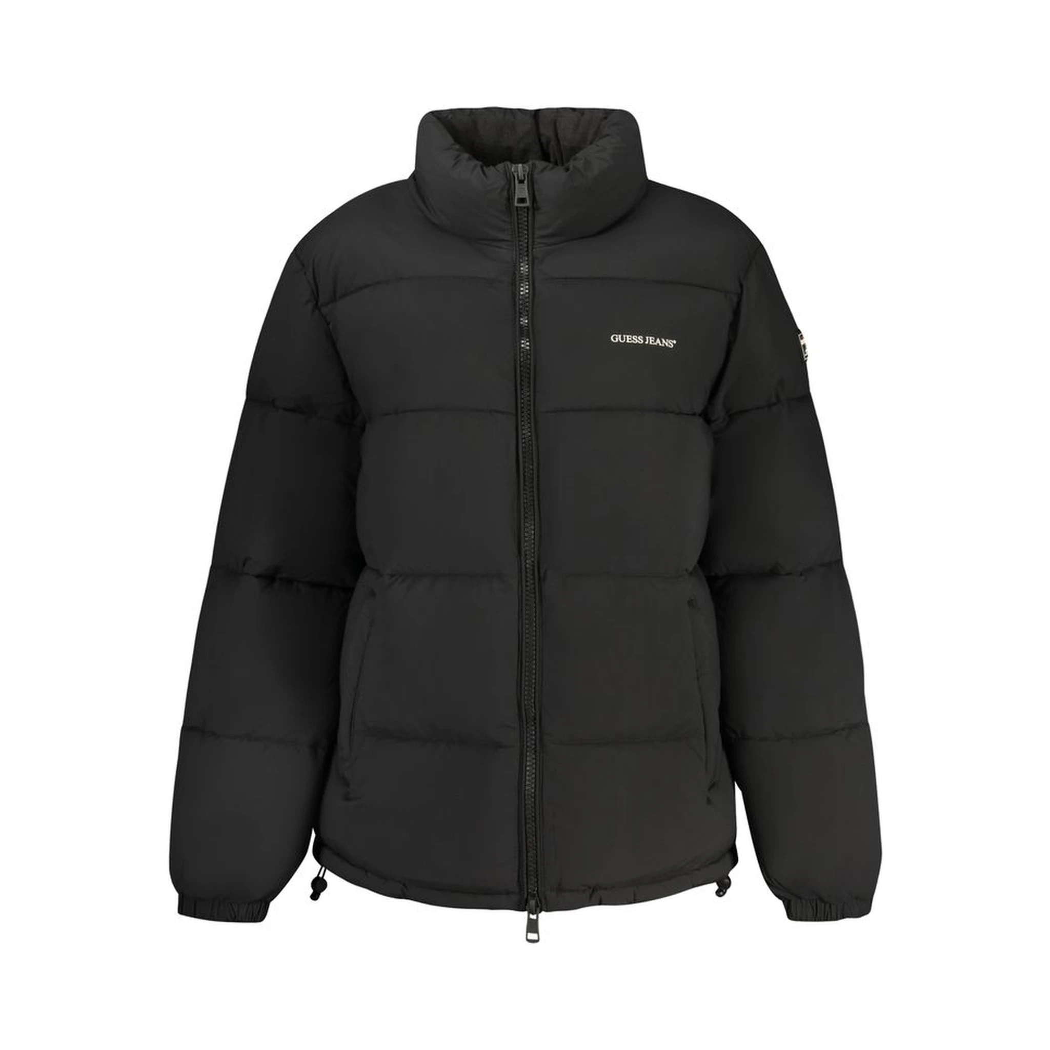Black Polyester Shell Jacket