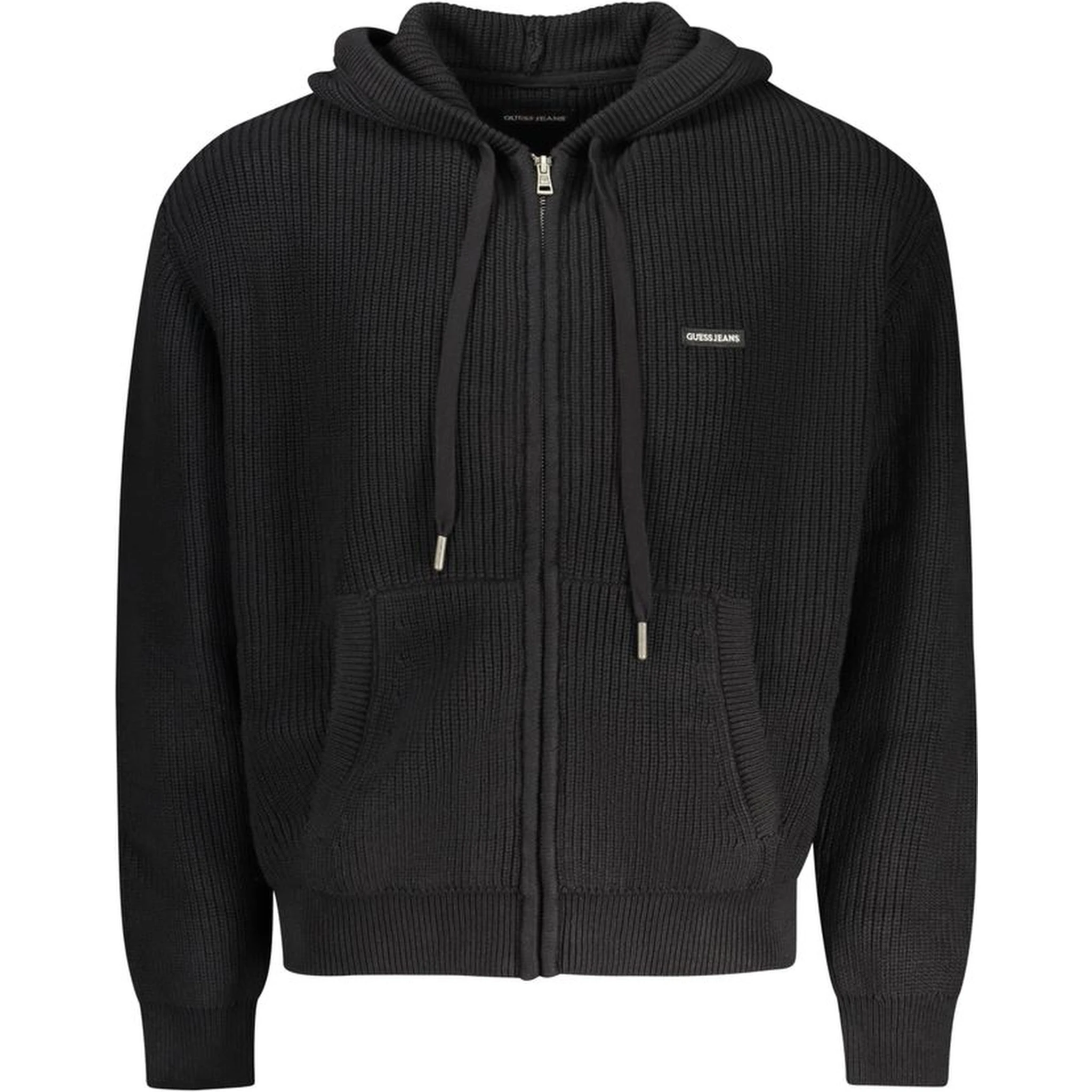 Black Cotton Cardigan