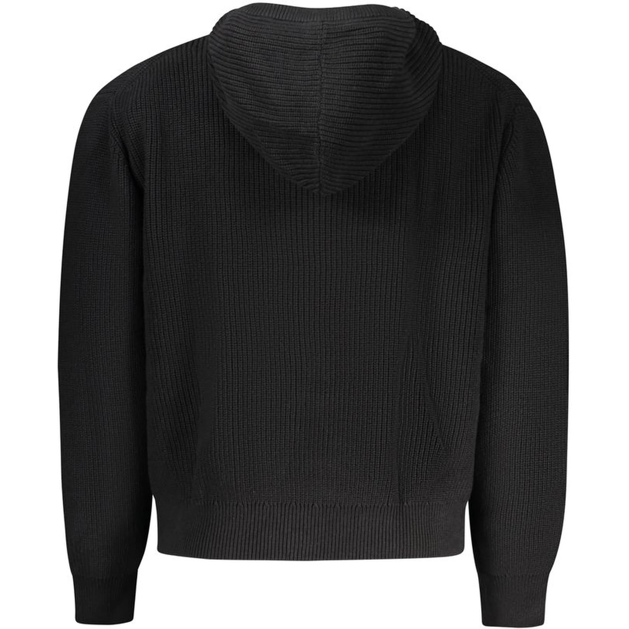 Black Cotton Cardigan