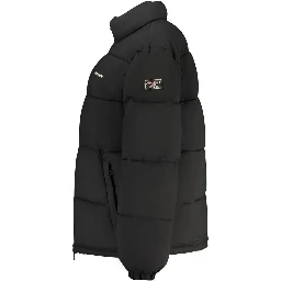 Black Polyester Shell Jacket